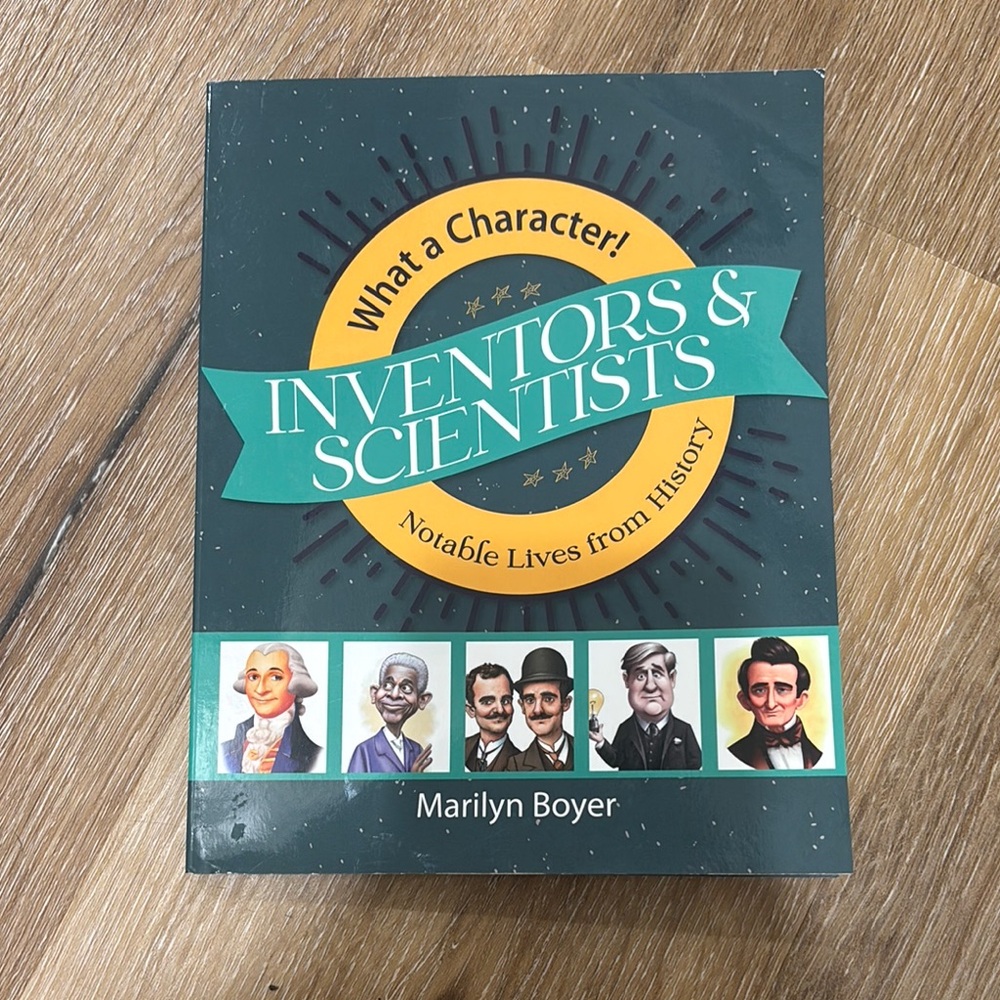 Inventors & Scientists Book by Marilyn Boyer - Green Cover